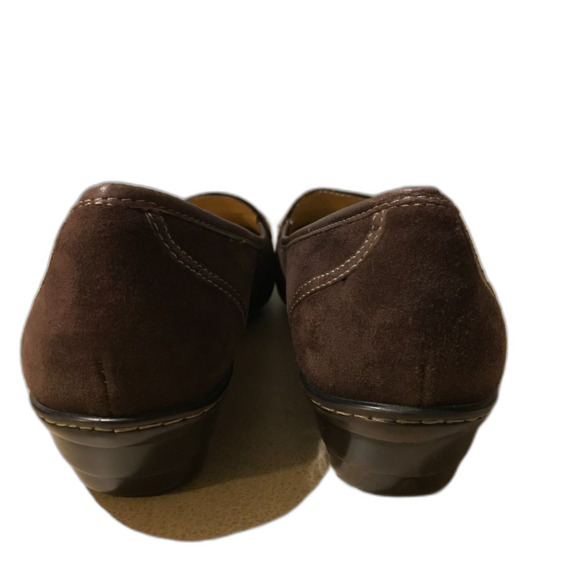 Softspots Dark Brown Suede Loafers - Picture 3 of 12
